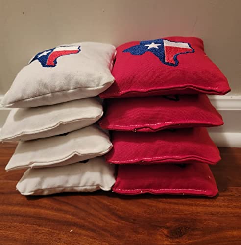 Texas State Flag Cornhole Bags (8 bags)