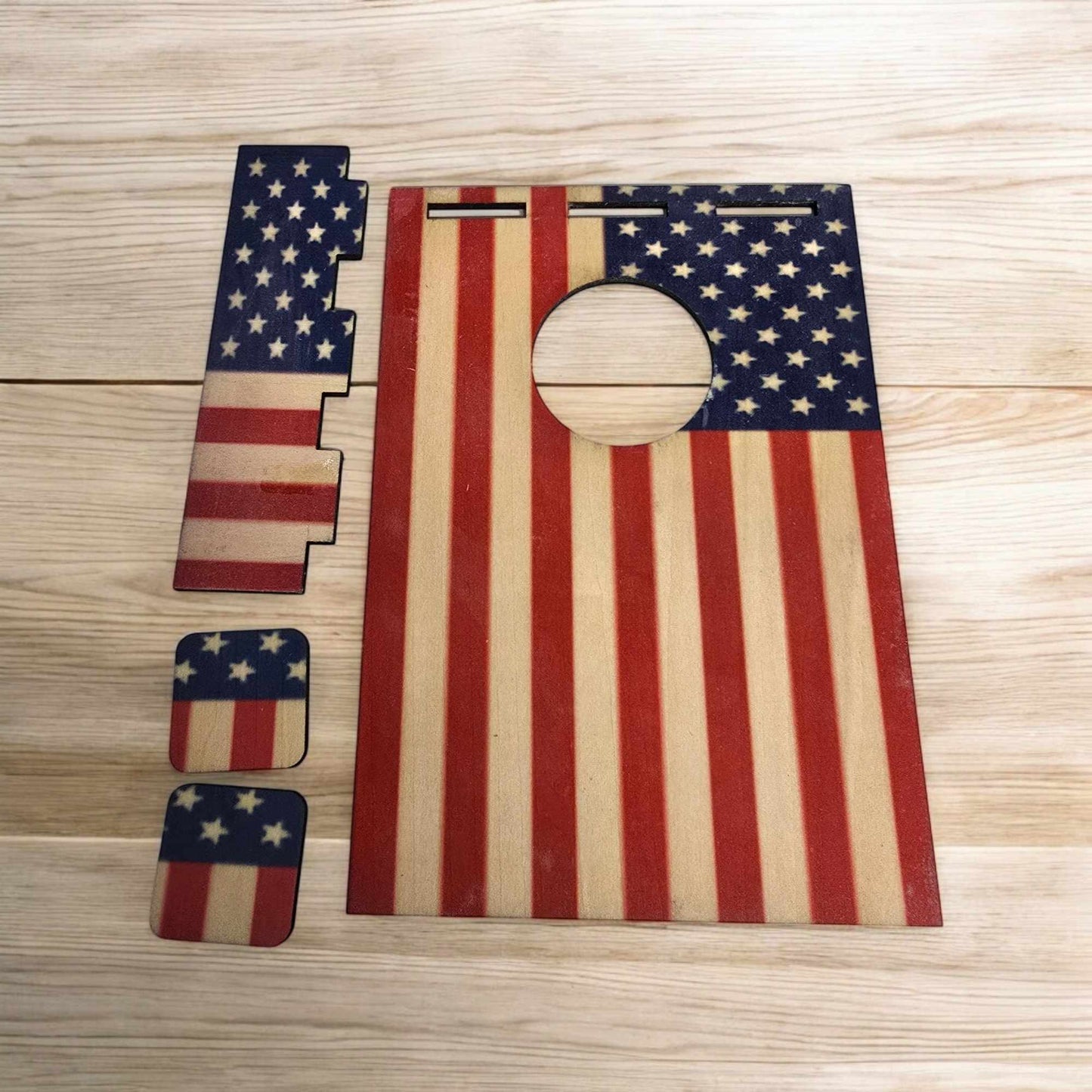 American Flag Mini Tabletop Cornhole Set