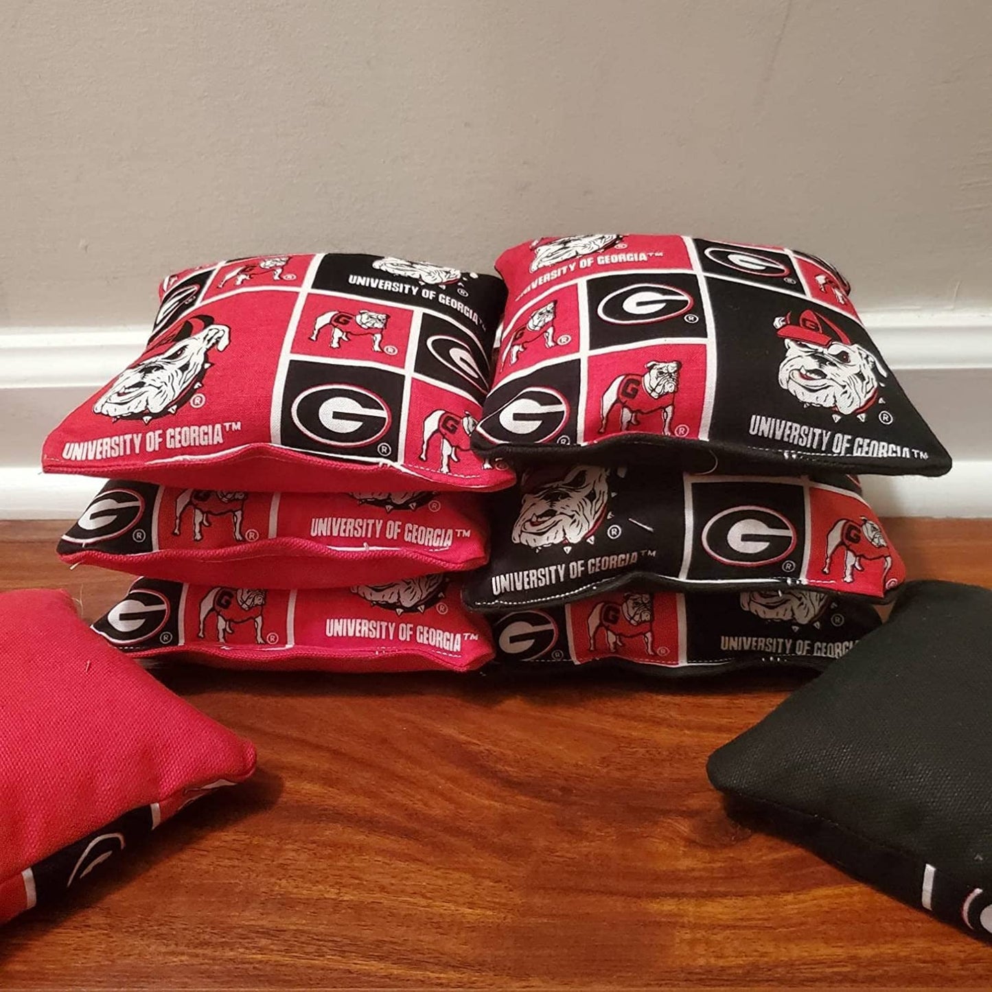 All Weather Georgia Cornhole Bags (8 bags)