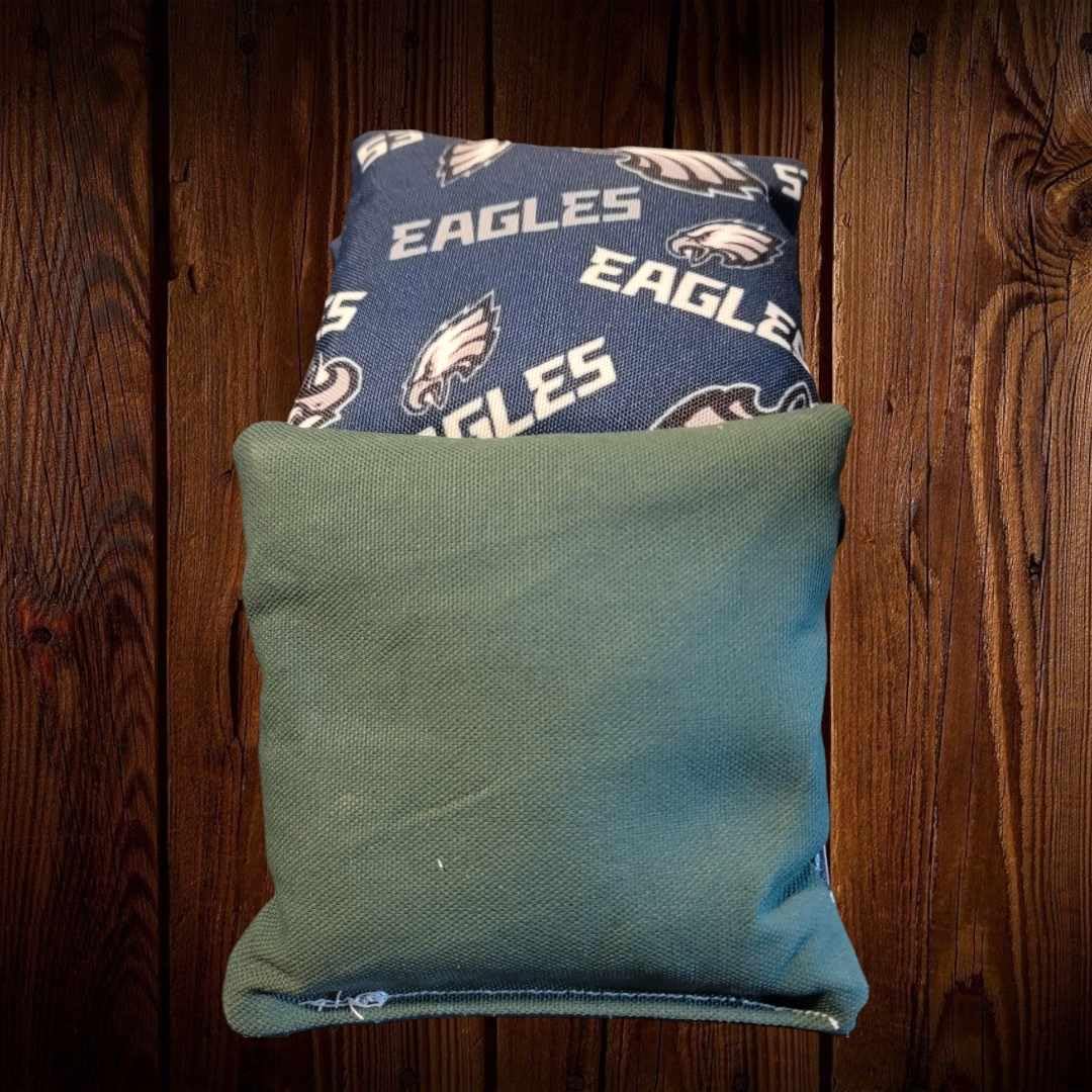 All Weather Eagles Cornhole Bags (8 bags)