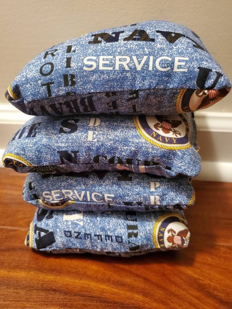 All Weather United States Navy Cornhole Bags (8 bags)