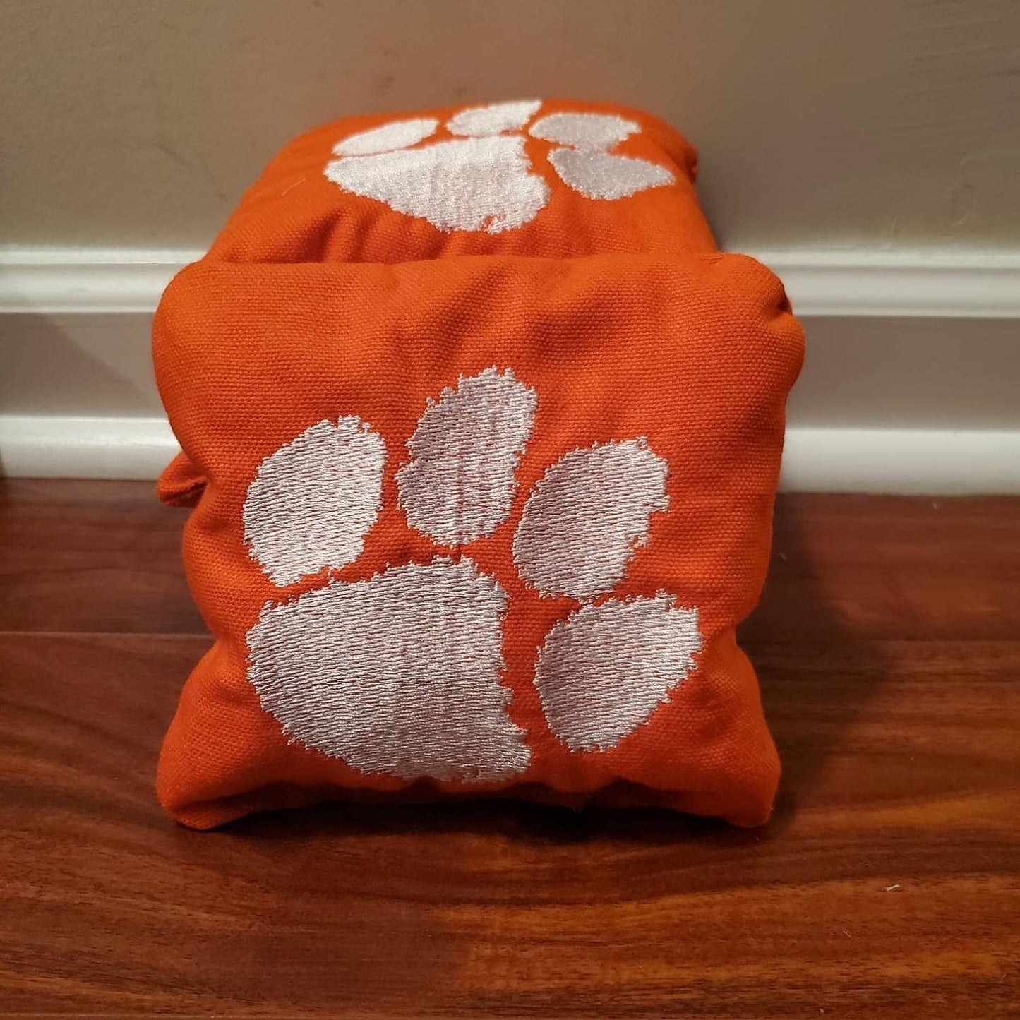 Clemson Embroidery Cornhole Bags (8 bags)