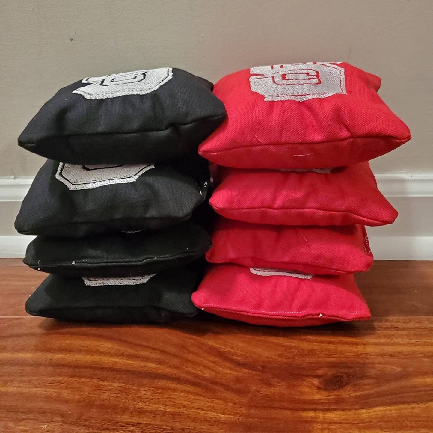 All Weather North Carolina Cornhole Bags (8 bags)