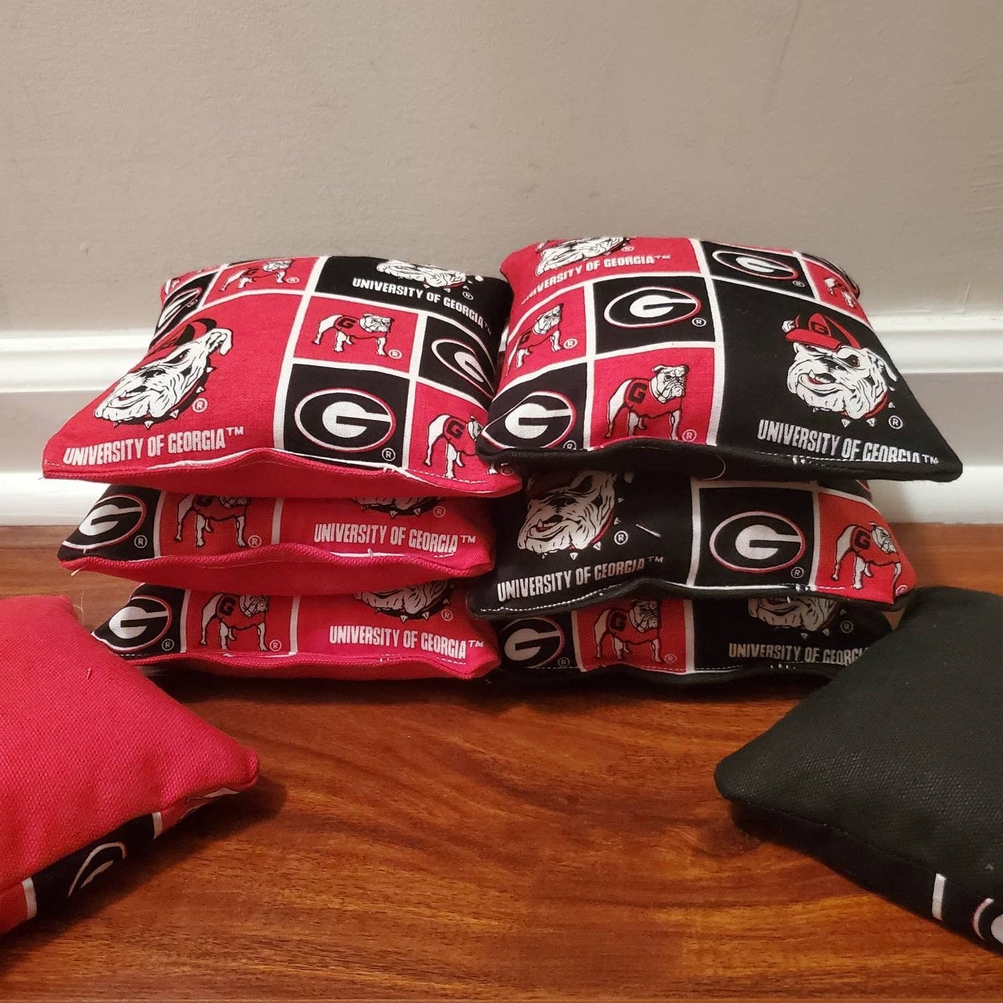Georgia Cornhole Bags (8 bags)