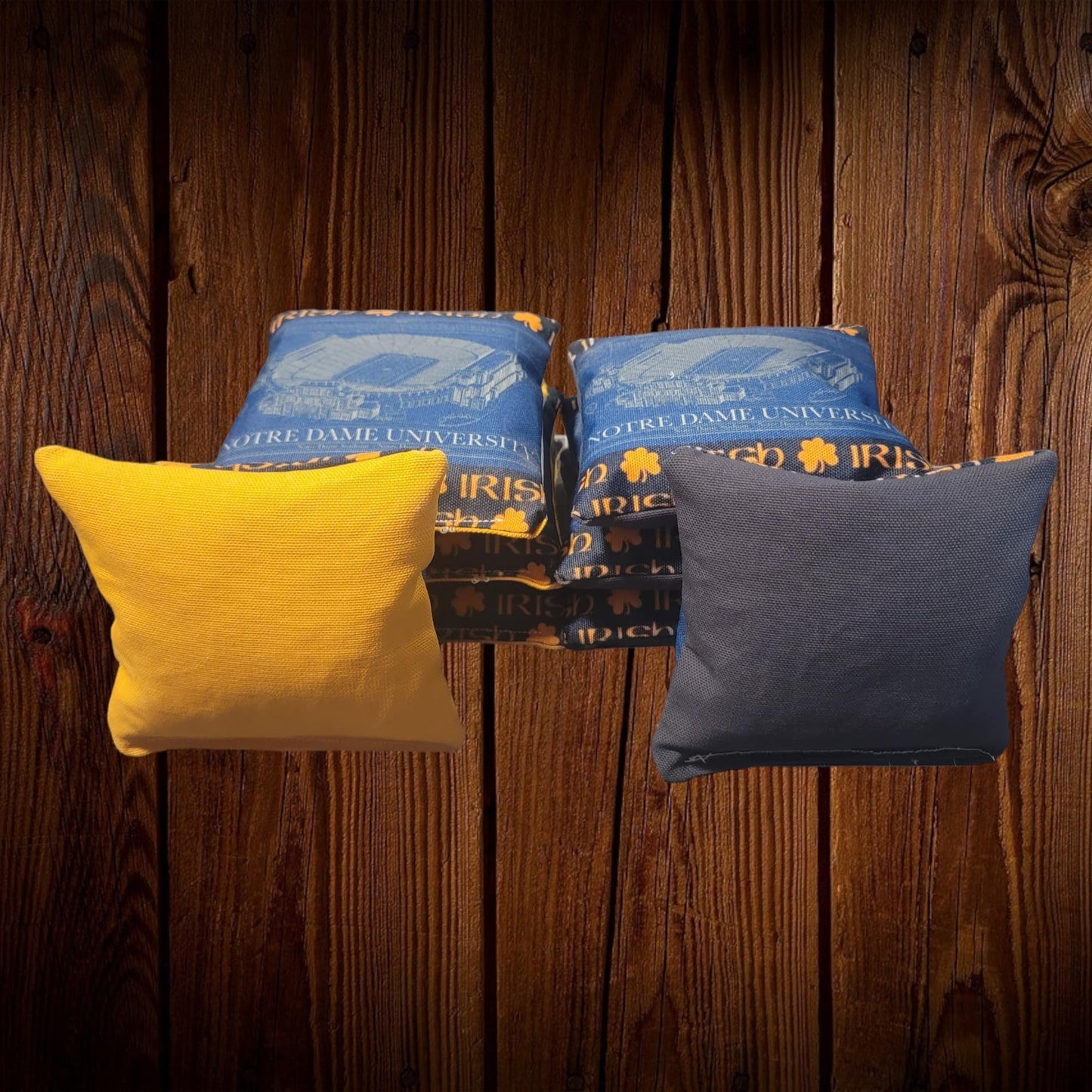Notre Dame Cornhole Bags (8 bags)