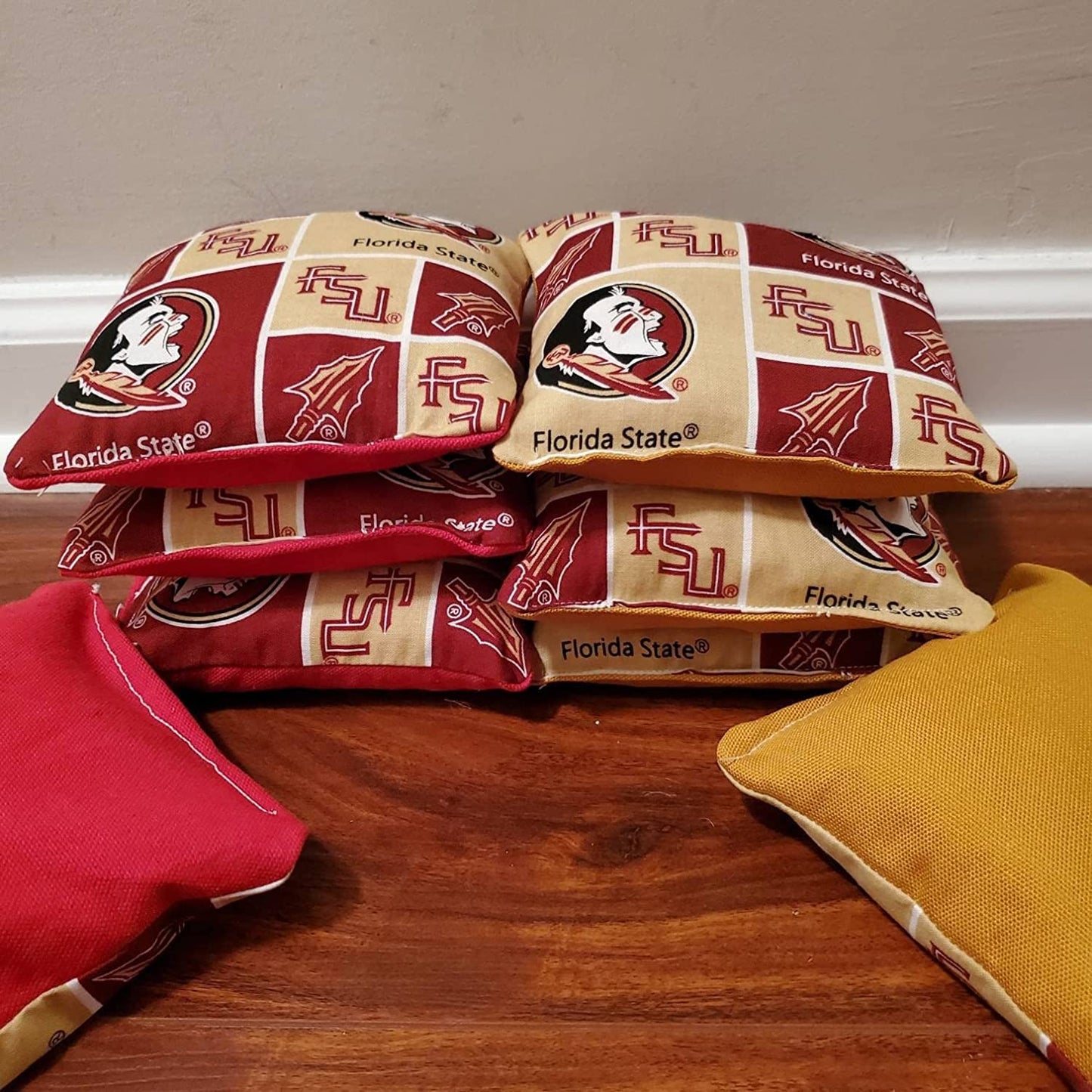 All Weather Florida State Cornhole Bags (8 bags)