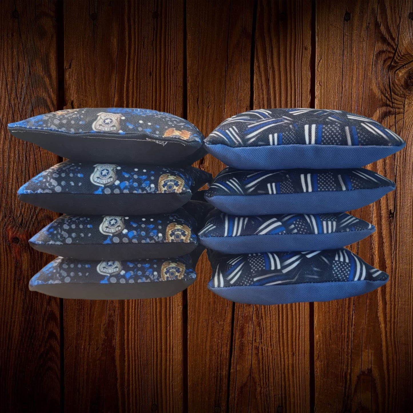 Thin Blue Line Cornhole Bags (8 bags) Police