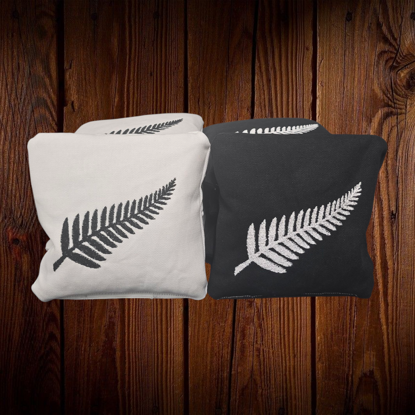 All Weather New Zealand Flag/Fern Cornhole Bags (8 bags)
