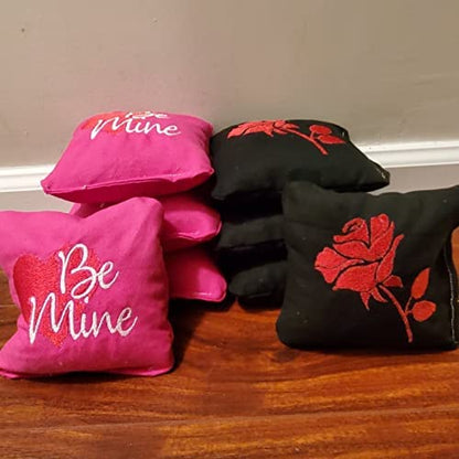 All Weather Valentines Day Cornhole Bags (8 bags)