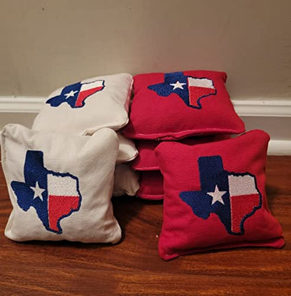 Texas State Flag Cornhole Bags (8 bags)