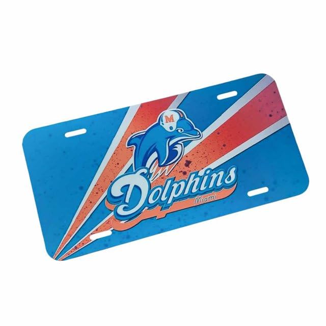 Dolphins Front License Plate