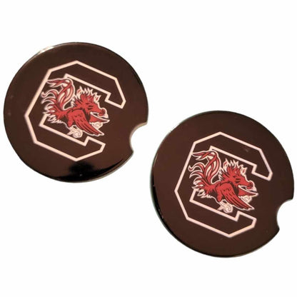 USC Car Coasters - Set of 2 Ceramic Coasters