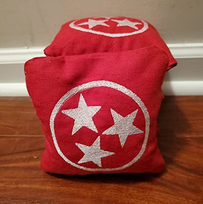 All Weather Tennessee TriStar Cornhole Bags (8 bags)