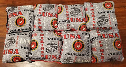 United States Marine Corps Cornhole Bags (8 bags)