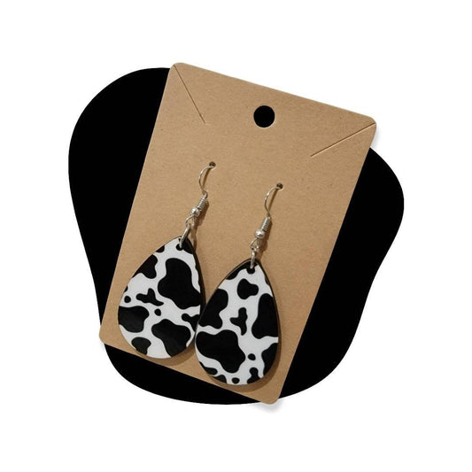 Cow Print Earrings