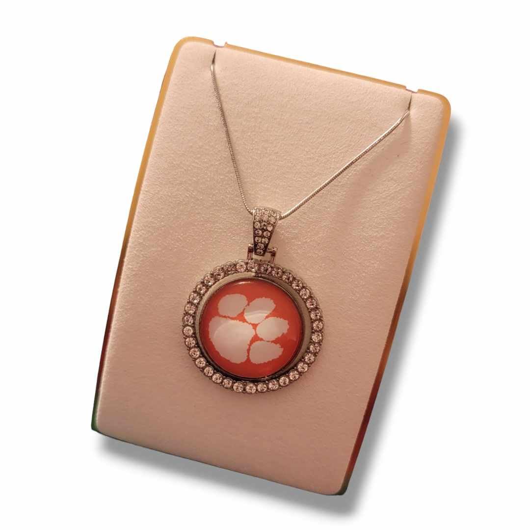 Clemson Circle Shaped Necklace