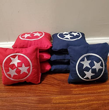 All Weather Tennessee TriStar Cornhole Bags (8 bags)