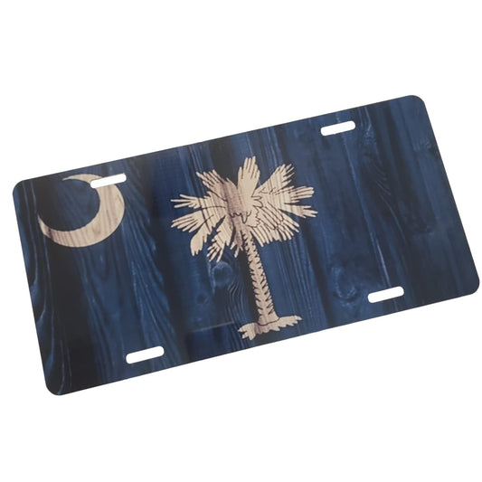 South Carolina State Flag Front License Plate