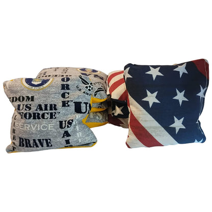 All Weather United States Air Force Cornhole Bags (8 bags)