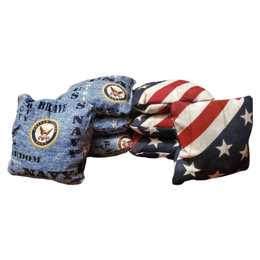 All Weather United States Navy Cornhole Bags (8 bags)