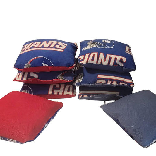 All Weather Giants Cornhole Bags (8 bags)