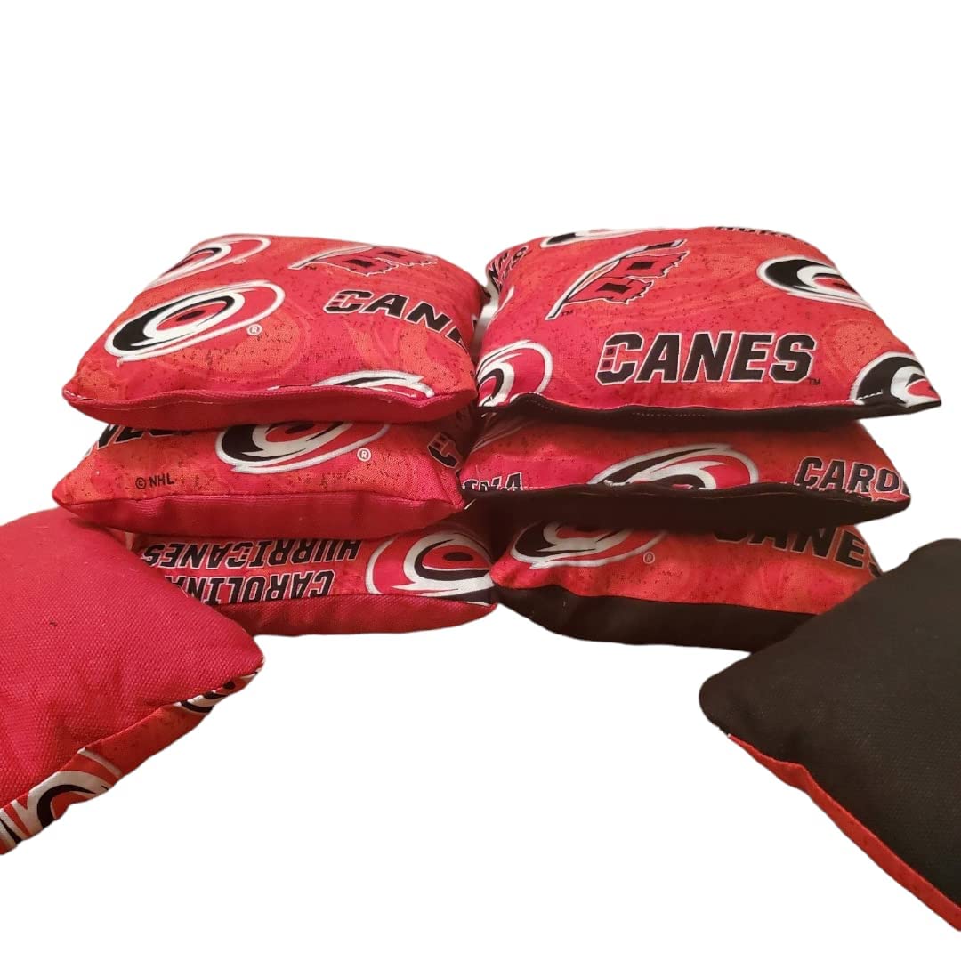 All Weather Hurricanes Cornhole Bags (8 bags)