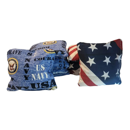 All Weather United States Navy Cornhole Bags (8 bags)