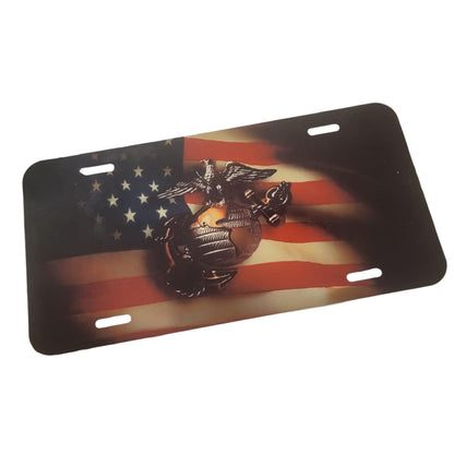 US Marine Corps Military Front License Plate