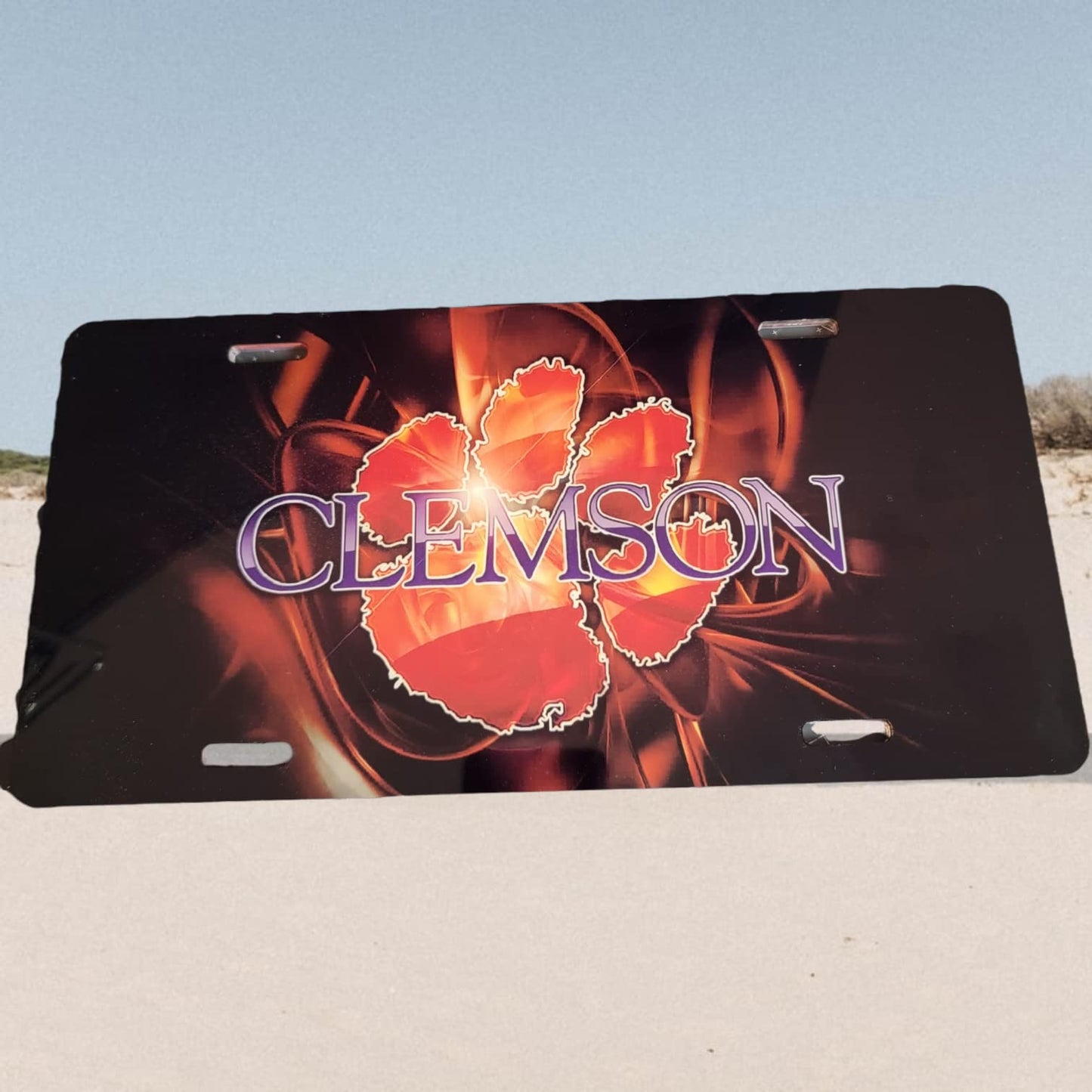 Clemson Front License Plate