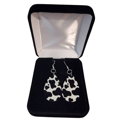 Cow Print Earrings