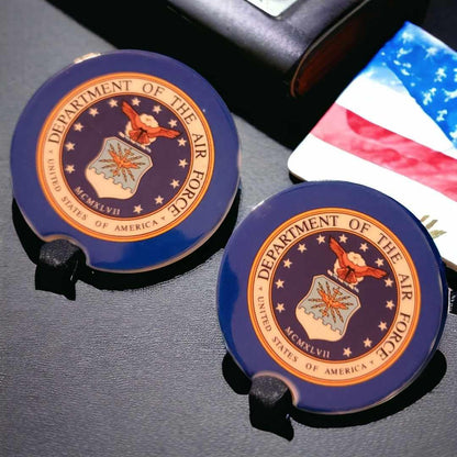 Air Force Car Coasters - Set of 2 Ceramic Coasters