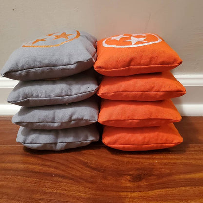 All Weather Tennessee TriStar Cornhole Bags (8 bags)