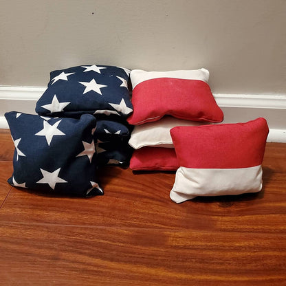 All Weather American Flag Cornhole Bags (Free Shipping) (8 bags)