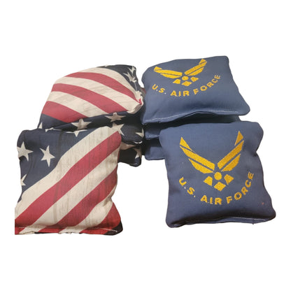 United States Air Force Cornhole Bags (8 bags)