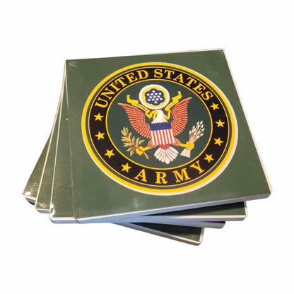 United States Army Style Coasters - Set of 4