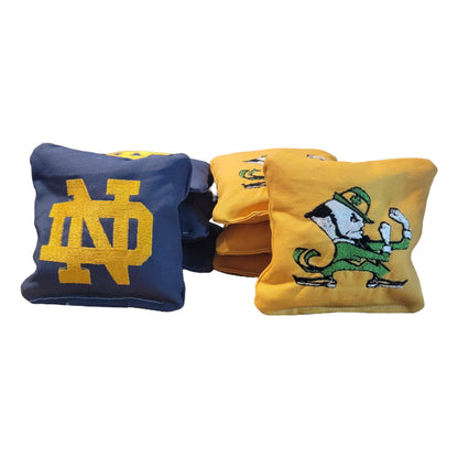 All Weather Notre Dame Cornhole Bags (8 bags)