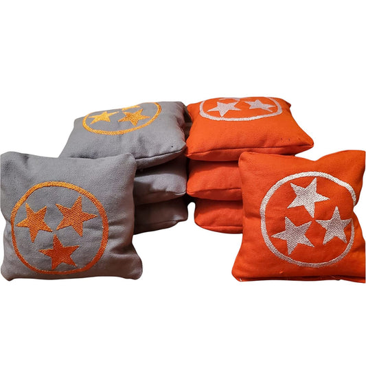 All Weather Tennessee TriStar Cornhole Bags (8 bags)