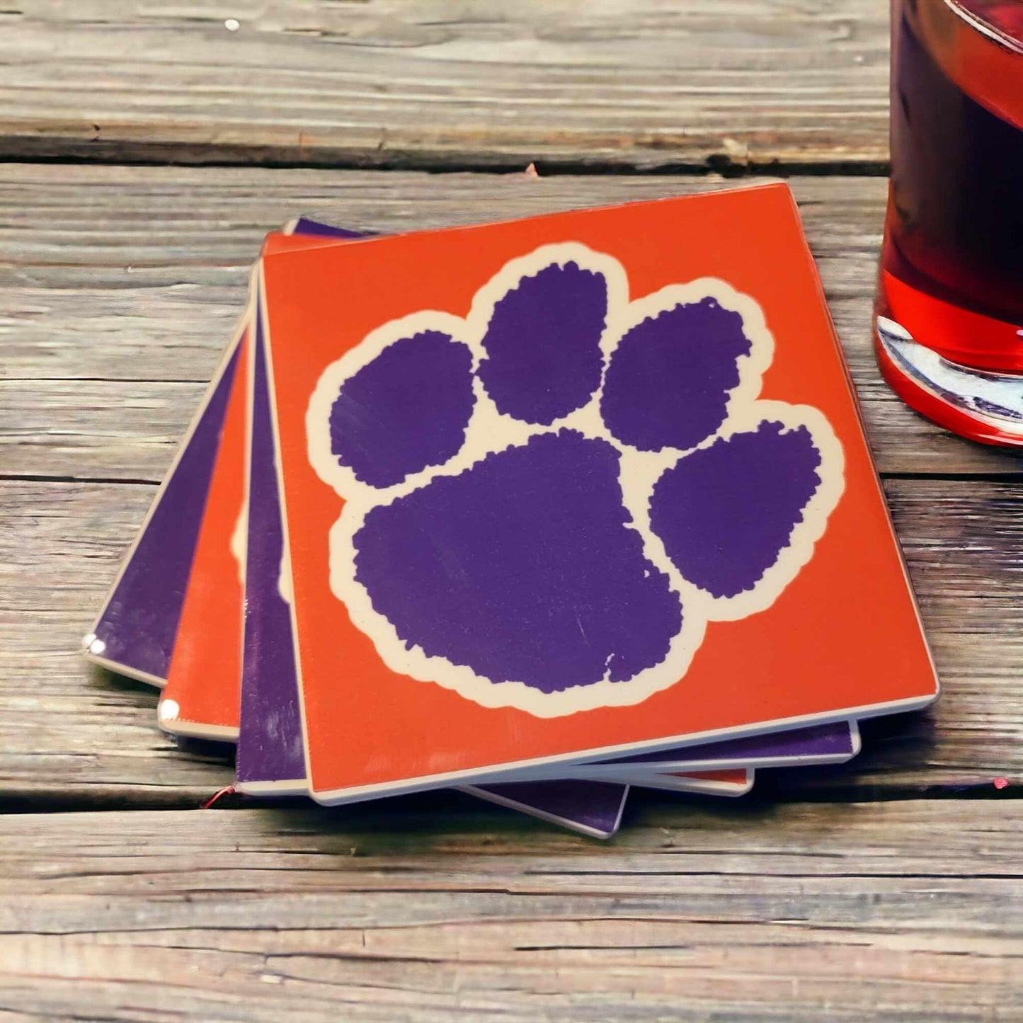 Clemson Coasters - Set of 4