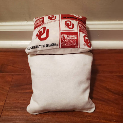 Oklahoma Cornhole Bags (8 bags)