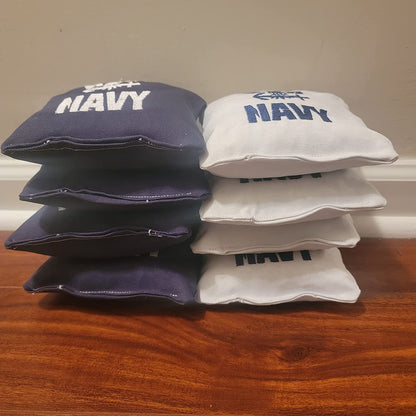 All Weather United States Navy Cornhole Bags (8 bags)