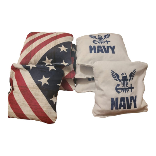 United States Navy Cornhole Bags (8 bags)