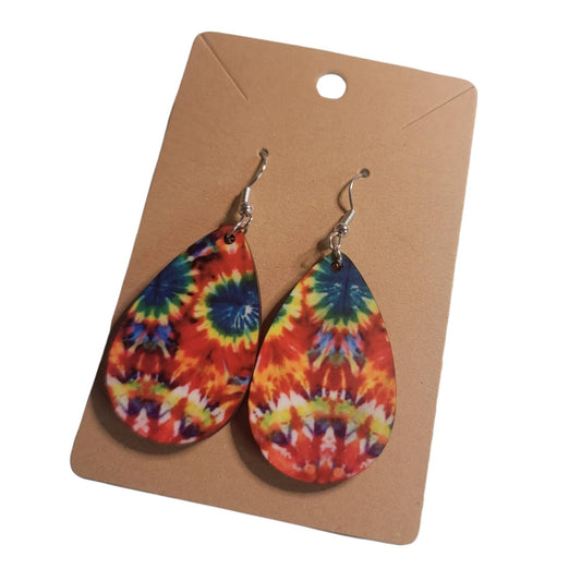 Tie Dye Earrings