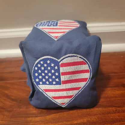 All Weather American Flag Cornhole Bags (8 bags)