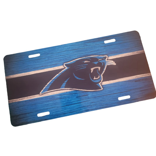 Panthers Front License Plate