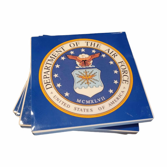 United States Air Force Style Coasters - Set of 4