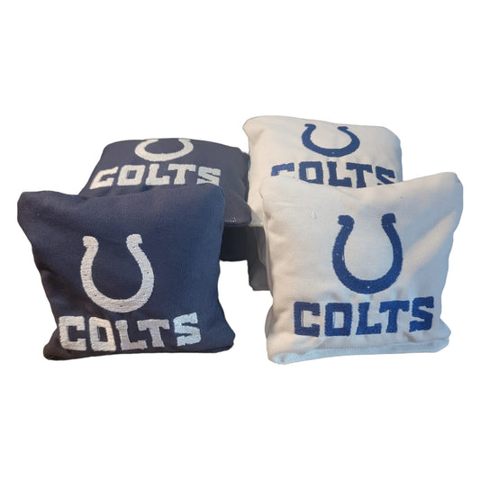 All Weather Colts Cornhole Bags (8 bags)