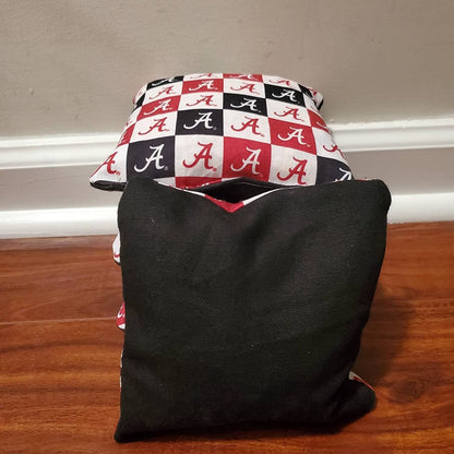 All Weather Alabama Cornhole Bags (8 bags)