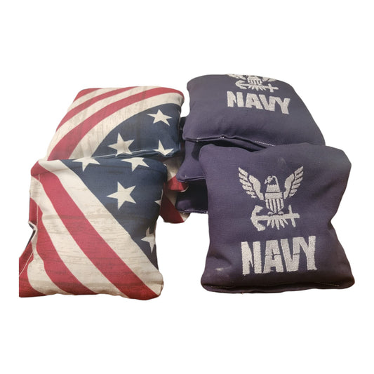 United States Navy Cornhole Bags (8 bags)