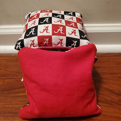 All Weather Alabama Cornhole Bags (8 bags)