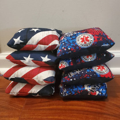 First Reponders EMT Cornhole Bags (8 bags)